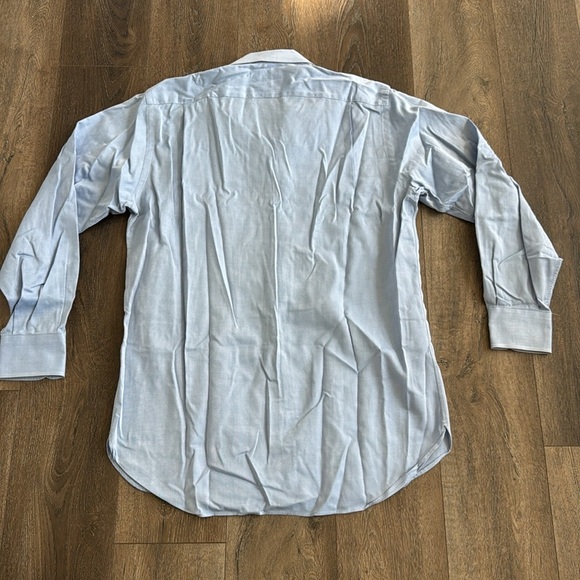 John W Nordstrom button up shirt.  Men’s size 15.5-34.  Blue print. - Picture 7 of 7